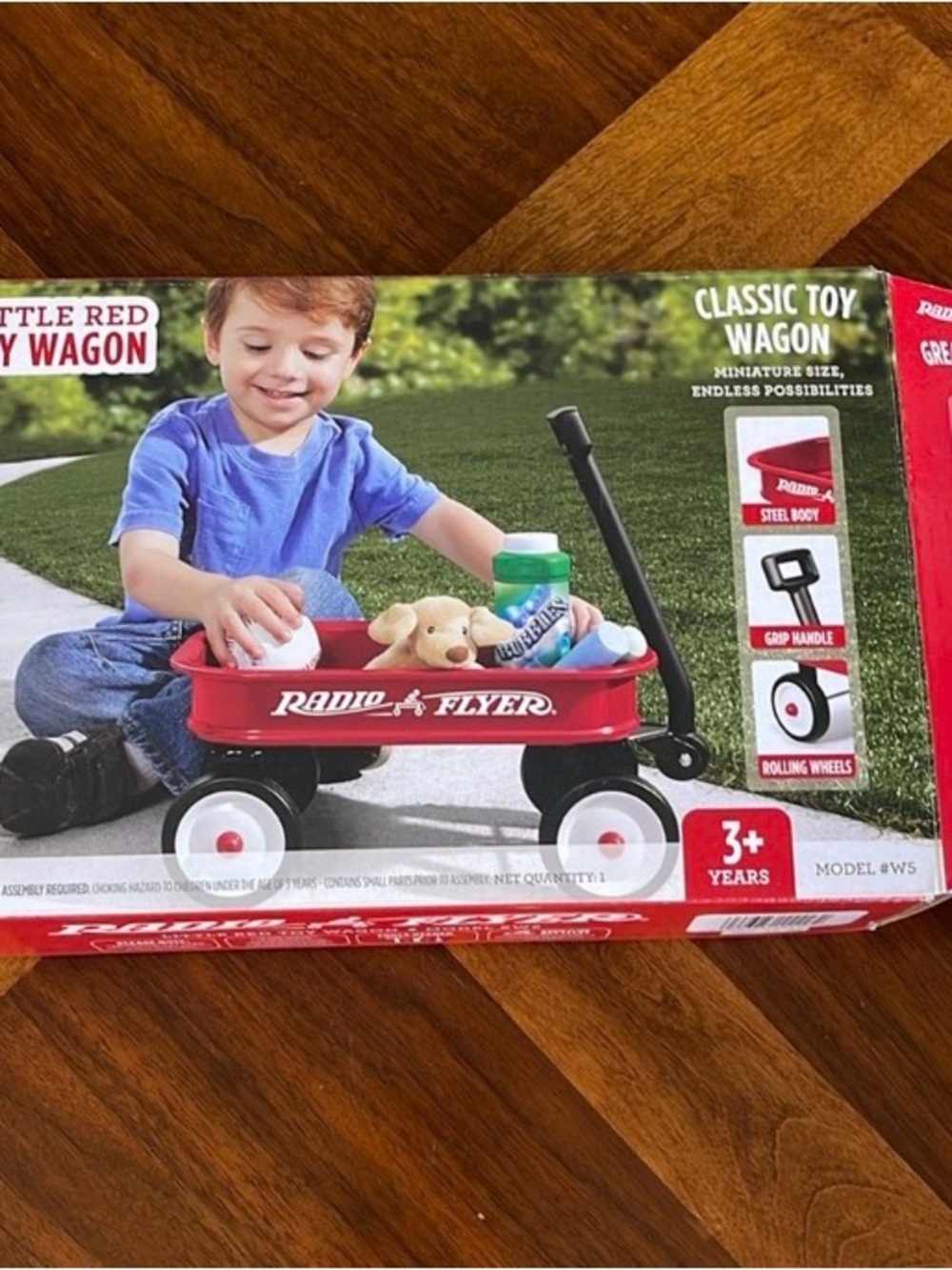 Radio Flyer Red Classic Mini Toy Wagon & Matching Wheelbarrow